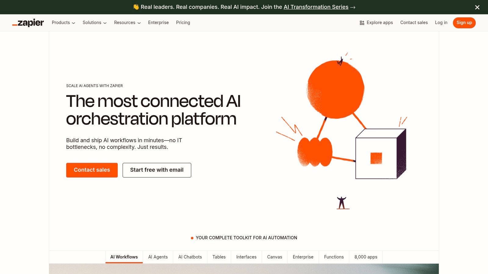 A screenshot of the Zapier workflow builder interface showing a multi-step automation.